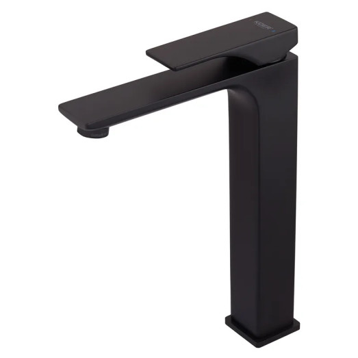 Змішувач для умивальника Koer KB-11010-05 високий чорний (KR3483)