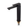 Змішувач для умивальника Koer KB-11010-05 високий чорний (KR3483)
