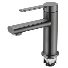 Смеситель для умывальника MIXXUS LORD 001 NUT GRAPHITE (Цвет графит) (MI7137)
