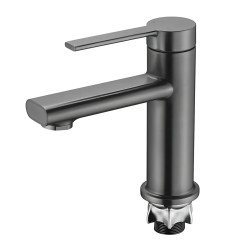 Смеситель для умывальника MIXXUS LORD 001 NUT GRAPHITE (Цвет графит) (MI7137)