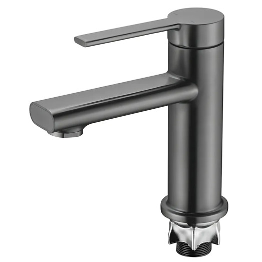 Смеситель для умывальника MIXXUS LORD 001 NUT GRAPHITE (Цвет графит) (MI7137)