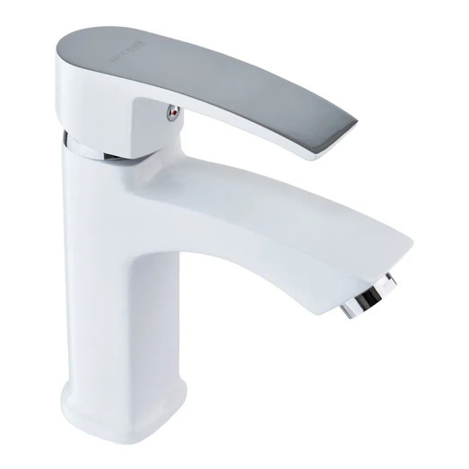 Смеситель для умывальника MIXXUS MAGNUM 001 NUT WHITE-CHROME (Цвет белый, хром) (MI6201)