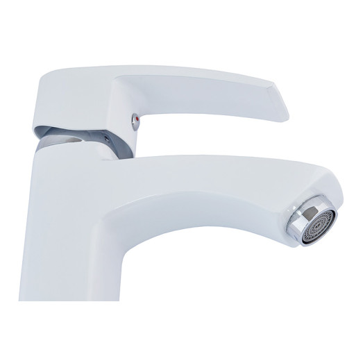 Смеситель для умывальника MIXXUS MAGNUM 001 NUT WHITE-CHROME (Цвет белый, хром) (MI6201)