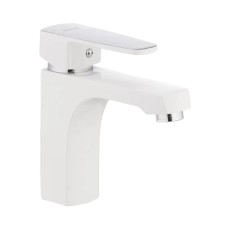 Смеситель для умывальника MIXXUS MISSOURI 001 NUT WHITE (Белый цвет) (MI0592)