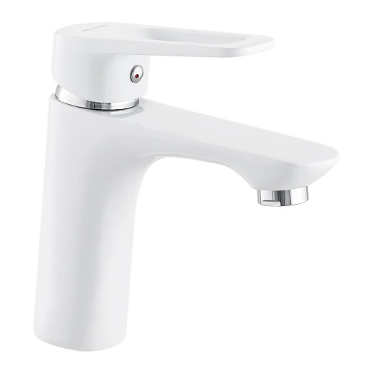 Смеситель для умывальника MIXXUS NEVADA 001 NUT WHITE (Белый цвет) (MI5798)