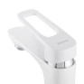 Смеситель для умывальника MIXXUS NEVADA 001 NUT WHITE (Белый цвет) (MI5798)