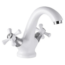 Смеситель для умывальника MIXXUS OMEGA 161 WHITE (Цвет белый) (MI2765)