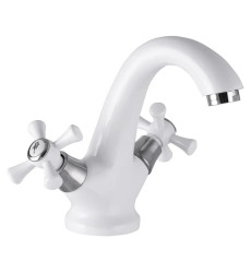 Смеситель для умывальника MIXXUS OMEGA 161 WHITE (Цвет белый) (MI2765)