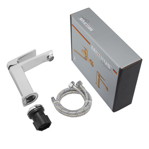 Смеситель для умывальника MIXXUS PREMIUM ARES 001 NUT (MI8256)