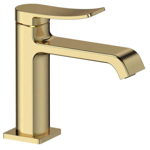 Смеситель для умывальника MIXXUS PREMIUM DALI 001 NUT BRUSHED GOLD (Цвет матовое золото) (MI6762)