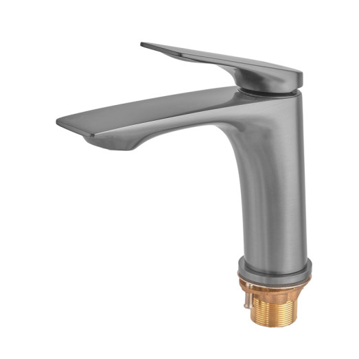 Смеситель для умывальника MIXXUS PREMIUM DERBY 001 NUT GRAPHITE (Цвет графит) (MI6607)