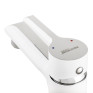 Смеситель для умывальника MIXXUS PREMIUM EDEM 001 WHITE (Цвет белый, хром) (MI5843)