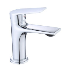Змішувач для умивальника MIXXUS PREMIUM LAGO 001 NUT (Колір хром) (MP6724)