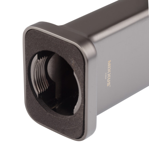Смеситель для умывальника MIXXUS PREMIUM TERRA 001 NUT GRAPHITE (цвет графит) (MI8383)