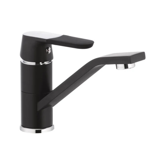 Смеситель для умывальника MIXXUS PREMIUM TIGER 555-15cm NUT BLACK (Цвет черный) (MI0568)