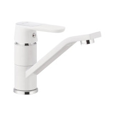 Смеситель для умывальника MIXXUS PREMIUM TIGER 555-15cm NUT WHITE (Цвет белый) (MI0574)