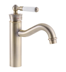 Смеситель для умывальника MIXXUS PREMIUM VINTAGE BRONZE 001-B (Цвет бронза) (MI2859)