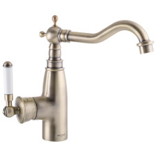 Смеситель для умывальника MIXXUS PREMIUM VINTAGE BRONZE 001-C (Цвет бронза) (MI2858)