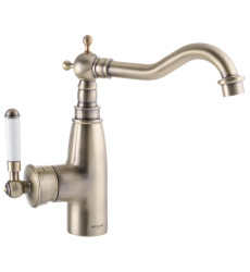 Смеситель для умывальника MIXXUS PREMIUM VINTAGE BRONZE 001-C (Цвет бронза) (MI2858)