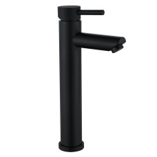 Смеситель для умывальника MIXXUS SUS-001-A-HIGH BLACK из нержавеющей стали SUS304 (MI8472)