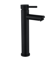 Смеситель для умывальника MIXXUS SUS-001-A-HIGH BLACK из нержавеющей стали SUS304 (MI8472)