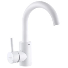 Смеситель для умывальника MIXXUS SUS-001-C WHITE из нержавеющей стали SUS304 (Цвет белый) (MI5754)