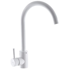 Смеситель для умывальника MIXXUS SUS-011-2 WHITE из нержавеющей стали SUS304 (Цвет белый) (MI5755)