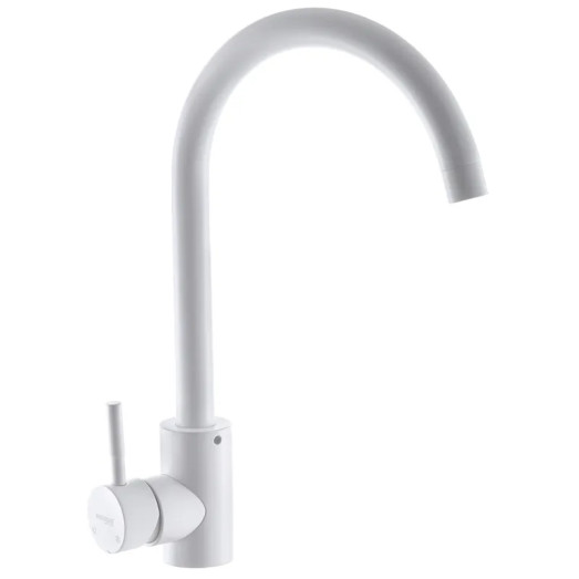 Смеситель для умывальника MIXXUS SUS-011-2 WHITE из нержавеющей стали SUS304 (Цвет белый) (MI5755)