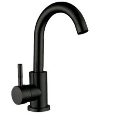 Смеситель для умывальника MIXXUS SUS-011-B BLACK из нержавеющей стали SUS304 (Цвет черный) (MI6045)