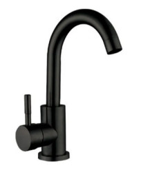 Смеситель для умывальника MIXXUS SUS-011-B BLACK из нержавеющей стали SUS304 (Цвет черный) (MI6045)