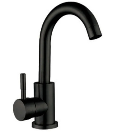 Смеситель для умывальника MIXXUS SUS-011-B BLACK из нержавеющей стали SUS304 (Цвет черный) (MI6045)