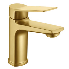 Смеситель для умывальника MIXXUS WILSON 001 BRUSHED GOLD (Цвет матовое золото) (MI7128)
