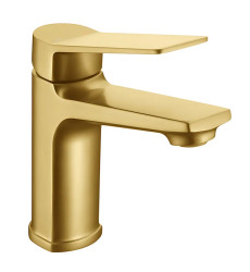 Смеситель для умывальника MIXXUS WILSON 001 BRUSHED GOLD (Цвет матовое золото) (MI7128)