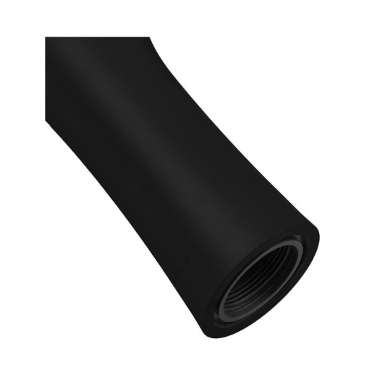 Смеситель для умывальника Plamix Cezar-001 SET Matte black (с подводом) (PM0662)