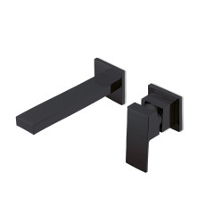 Змішувач для умивальника вбудований FADO Verona матовий чорний (MIX06045B)