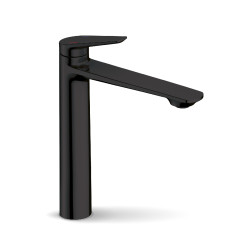 Змішувач для умивальника високий FADO Garda матовий чорний (MIX05044B)