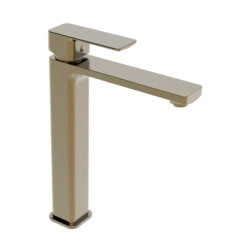 Змішувач для умивальника високий Haiba KUBUS 001 (HIGH) BRUSHED GOLD (HB9623)