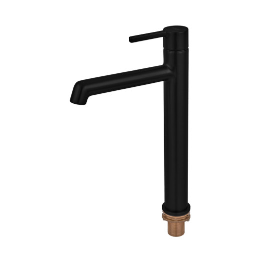 Змішувач для умивальника високий Koer KB-11029-05 чорний (KR5488)