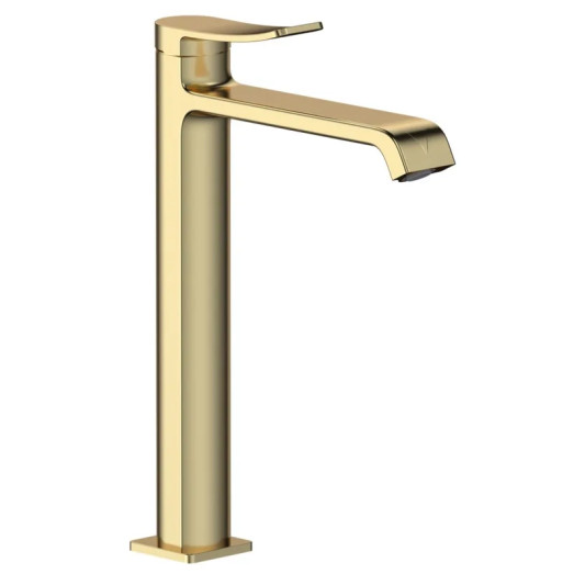 Смеситель для умывальника высокий MIXXUS PREMIUM DALI 001 HIGH NUT BRUSHED GOLD (MI6763)