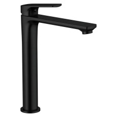 Смеситель для умывальника высокий MIXXUS PREMIUM MONE 001 HIGH NUT BLACK (Цвет черный) (MI6775)