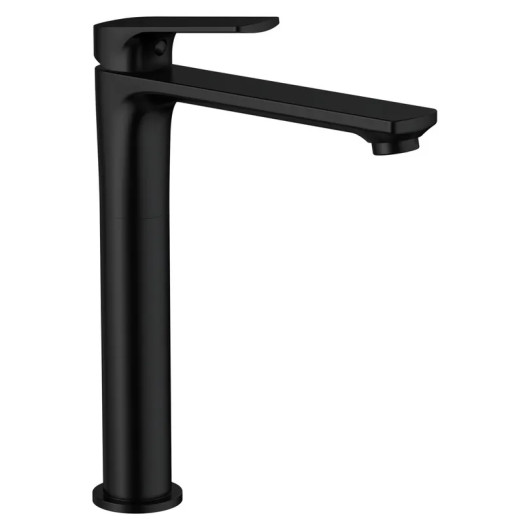 Смеситель для умывальника высокий MIXXUS PREMIUM MONE 001 HIGH NUT BLACK (Цвет черный) (MI6775)