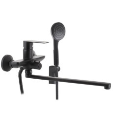 Змішувач для ванни Haiba Alex 006 Euro Чорний (HB3925)