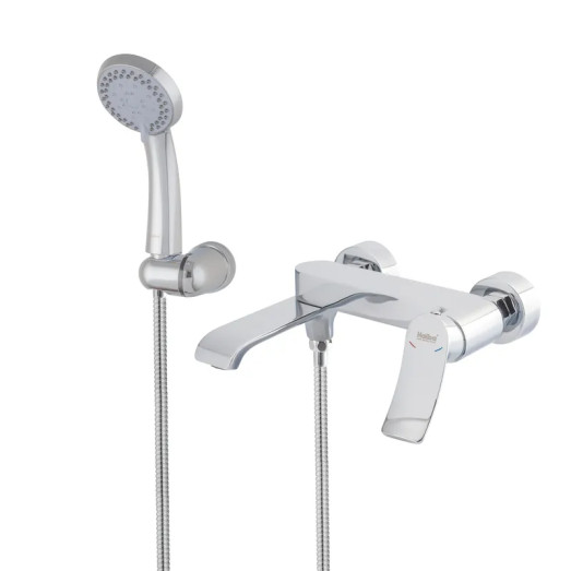 Смеситель для ванной Haiba Bolero 009 короткий излив с поворотным переключателем (HB9578)