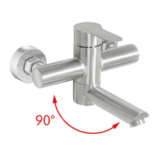 Смеситель для ванны Haiba DAX-009 EURO из нержавеющей стали SUS304 (HB9613)