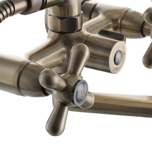 Змішувач для ванни HAIBA DOMINOX 140 колір бронзовий (HB0062)