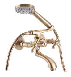 Смеситель для ванны Haiba Dominox 142 Euro Бронзовый (HB3938)