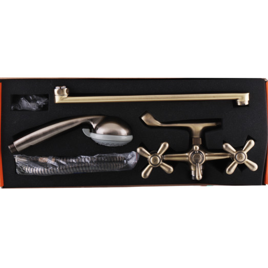 Змішувач для ванни HAIBA DOMINOX 143 колір бронзовий (HB0068)