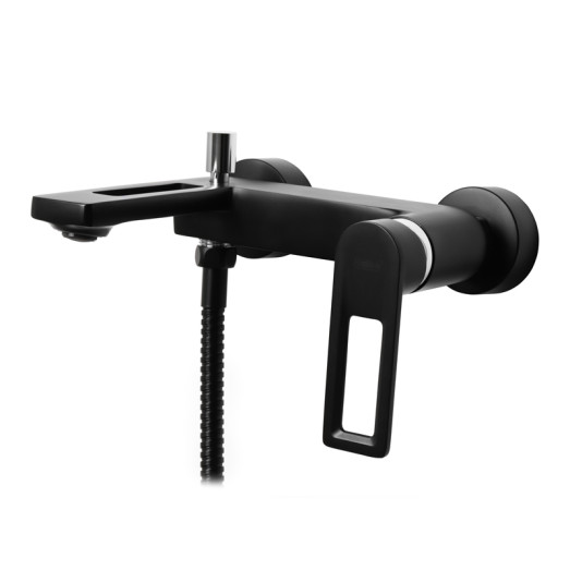 Смеситель для ванны Haiba Foster 009 черный (HB0966)