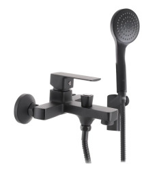 Смеситель для ванны Haiba Kubus 009 Euro Черный (HB3932)