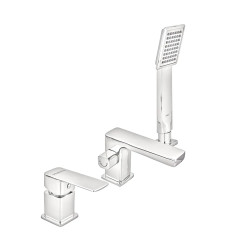 Змішувач для ванни Haiba Kubus 022 (3-hole) (HB3957)